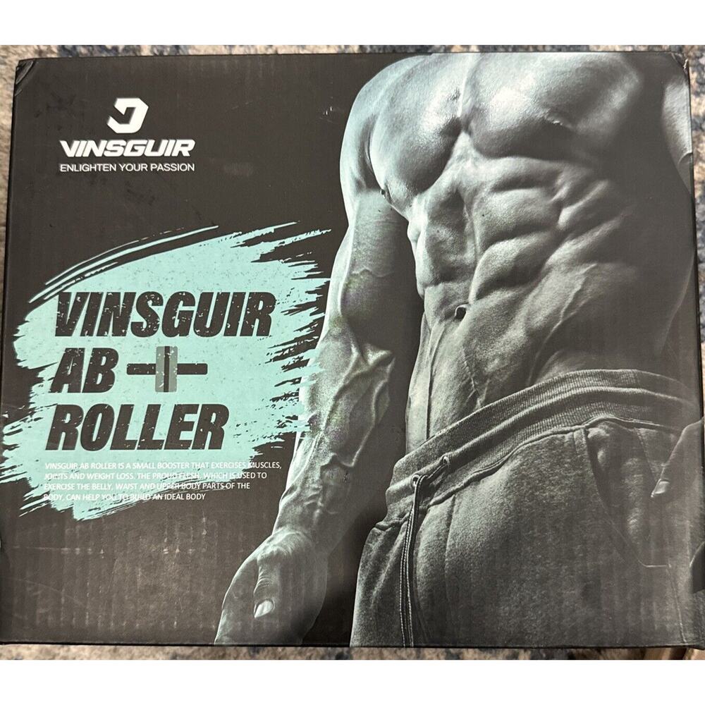 Vinsguir Ab Roller Wheel, Abs Workout Equipment for Abdominal & Core Strength...